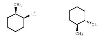 Which of the following terms describes the pair of compounds shown below: enantiomers, diastereomers, or the same compound?  