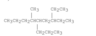 Name the alkane shown below.  