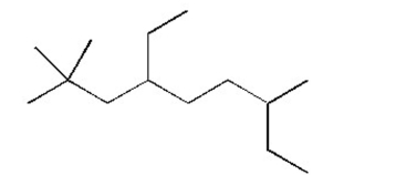 Name the alkane shown below.  