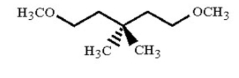 How many triplets would you expect in the <sup>1</sup>H NMR of the compound below?   A)  0 B)  2 C)  4 D)  6 E)  8