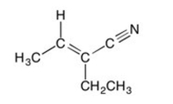How many sp-hybridized atoms are in the following compound?   A)  One B)  Two C)  Three D)  Four