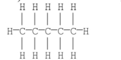 Convert the following Kekulé structure into a condensed structure.  
