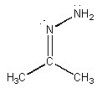 What is the CNN bond angle in the compound shown below?   A) ~60° B) ~90° C) ~110° D) ~120° E) ~180°
