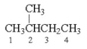 Which of the following is the staggered conformation for rotation about the C<sub>1</sub>-C<sub>2</sub> bond in the following structure?     A) I B) II C) III D) IV E) V