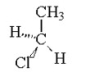 Which of the following compounds is an enantiomer of the structure below?   A)    B)    C)    D) A and B E) It does not have an enantiomer.