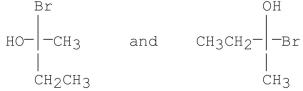 Indicate whether each of the following structures has the R or S configuration. What is the relationship between the two structures?  