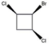 Label the molecule shown as chiral or achiral.  