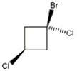 Label the molecule shown as chiral or achiral.  
