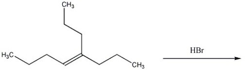 Provide the structure of the major organic product in the reaction below.  