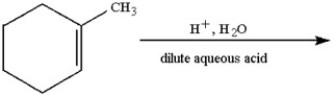Draw the major organic product generated in the reaction below.  