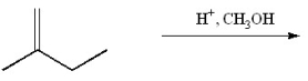 Provide the structure of the major organic product of the following reaction.  
