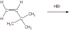 Give the major organic product of the reaction shown.   A)    B)    C)    D)    E)   