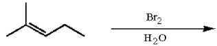 Draw the structure of the major product of the reaction below.  