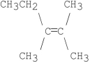 Which of the following is the most stable alkene? A)    B)    C)    D)    E)   