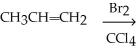 Which of the following is the best synthesis of 2, 2-dibromopropane   A)    B)    C) CH<sub>3</sub>C   CH   D)    E)   