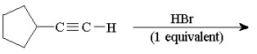Provide the structure of the major organic product(s)in the reaction below.  