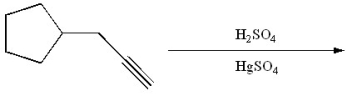 Provide the structure of the major organic product of the following reaction.  