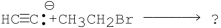 What is/are the major organic product(s) of the following reaction?   A) CH<sub>2</sub> <sub> </sub>   CH<sub>2</sub> + HC   CH B) CH<sub>3</sub>CH<sub>2</sub>C   CH C) HC   CBr D) HC   CCH<sub>2</sub>CH<sub>2</sub>Br E) CH<sub>3</sub>C   CCH<sub>3</sub>