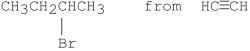 Suggest a plausible scheme for the following synthesis  