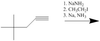 Provide the major organic product of the following reaction sequence.  