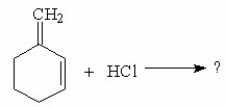 What is the thermodynamic product for the following reaction?     A) I B) II C) III D) IV E) V