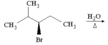 Provide the structure of the major organic product which results in the following reaction.  