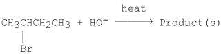 What is the major product of the following E2 reaction?   A)    B) CH<sub>3</sub>CH<sub>2</sub>CH   CH<sub>2</sub> C)    D)    E)   