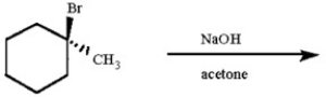 Draw all likely alkene products in the following reaction and circle the product you expect to predominate.  