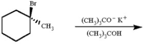 Draw all likely alkene products in the following reaction and circle the product you expect to predominate.  