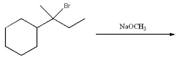 Provide the structure of the major organic product of the following reaction.  