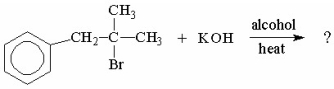 What is the major product of the following reaction?     A) I B) II C) III D) IV E) V