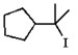 Which of the following is least likely to be found in the product mixture which results when the alkyl iodide below is heated in water?     A) I B) II C) III D) IV E) V