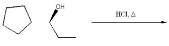 Provide the structure of the major organic product of the following reaction.  