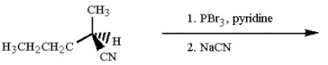 Provide the structure of the major organic product of the following reaction. Explain the stereochemistry which results in this product.  