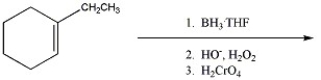Provide the major organic product of the reaction below.  