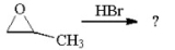What is the major product from the following reaction?     A) I B) II C) III D) IV E) V