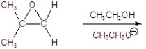 Give the product of the following reaction.   A)    B)    C)    D)    E) no reaction