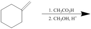 Provide the major organic product of the following reaction.  