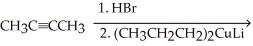 What is the major organic product of the following reaction sequence? A) (E) -3-methyl-2-hexene B) 2-heptyne C) 5-decyne D) (Z) -2-bromo-2-hexene E) (E) -2-bromo-2-hexene