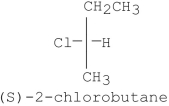 How many dichlorinated products, including stereoisomers, can be isolated when (S) -2-chlorobutane reacts with Cl<sub>2</sub>/hv?   A) 1 B) 2 C) 3 D) 4 E) 5