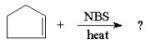 What is the major product of the following reaction?     A) I B) II C) III D) IV E) V