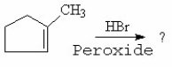 What is the major product of the following reaction?     A) I B) II C) III D) IV E) V