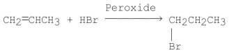 Which of the following is a step in the mechanism of the reaction shown?   A)    B)    C)    D)    E)   