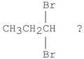 Which of the following is the best synthesis of 1, 1-dibromopropane?   A)    B)    C)    D)    E)   