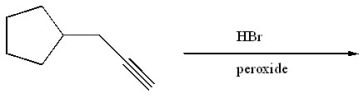 Provide the structure of the major organic product of the following reaction.  