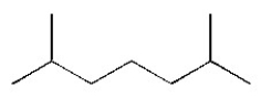 How many distinct monochlorinated products, including stereoisomers, can result when the alkane below is heated in the presence of Cl<sub>2</sub>?   A) 3 B) 4 C) 5 D) 6 E) 7