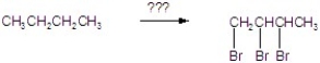 Give the steps and intermediates needed for the following reaction.  