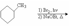 Name the product for the following reaction.  