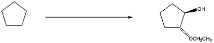 What sequence of reagents can be used to accomplish the conversion shown below?  