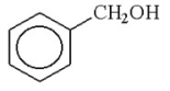 Which of the following m/z values is the base peak for benzyl alcohol?   A) 77 B) 108 C) 91 D) 17 E) 52